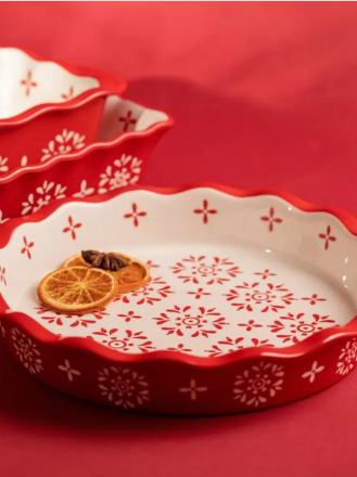 Homla тава за печене BAKIN кръг 26см red