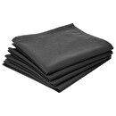Комплект от 4 памучни салфетки Atmosphera Slate Grey – 40×40 см, мек текстил за трапеза
