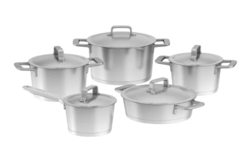 BergHOFF  комплект тенджери 10ч Meta