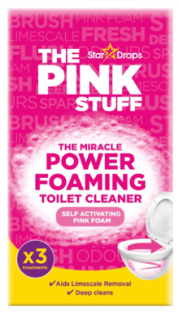 THE PINK STUFF МАГИЧЕСКА ПЯНА ЗА ПОЧИСТВАНЕ НА WC 3бр