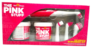 THE PINK STUFF МАГИЧЕСКА ПАСТА ЗА ПОЧИСТВАНЕ+4бр четки 