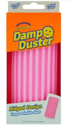 Scrub Daddy Гъба за почистване на прах Damp Duster - розова
