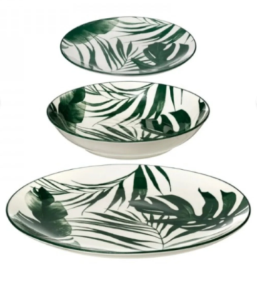 Secret de gourmet сервиз 18ч PALME VERT