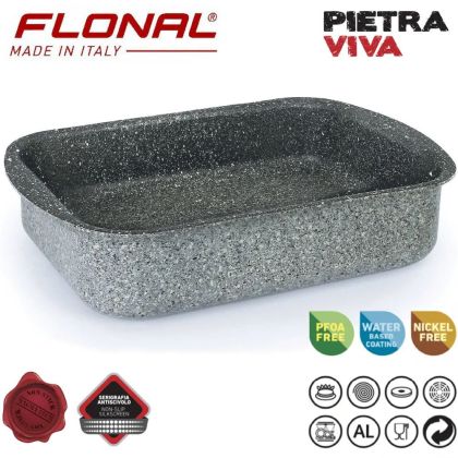 Форма за печене Flonal Pietra Viva 31x23 см с незалепващо покритие, италиански дизайн