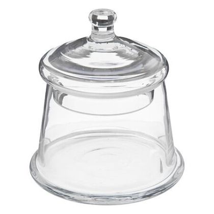 alt="Стъклена бонбониера Chocolate Jar, 12 × 13 cm, капацитет 400 ml"