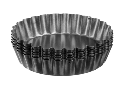 GastroMax форми за тарт/тарталети 4бр ф10см