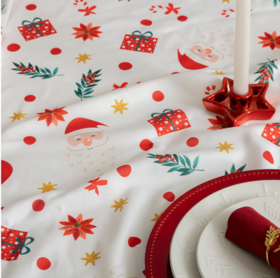 Atmosphera Коледна покривка ф180 Santa Claus