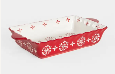 Homla тава за печене BAKIN 39х22см red