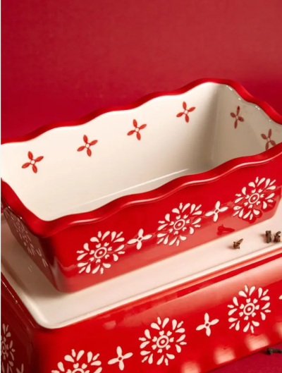 Homla тава за печене BAKIN 24х14см red