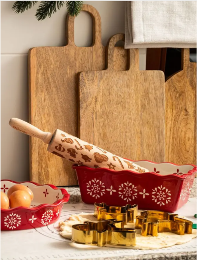 Homla тава за печене BAKIN 24х14см red