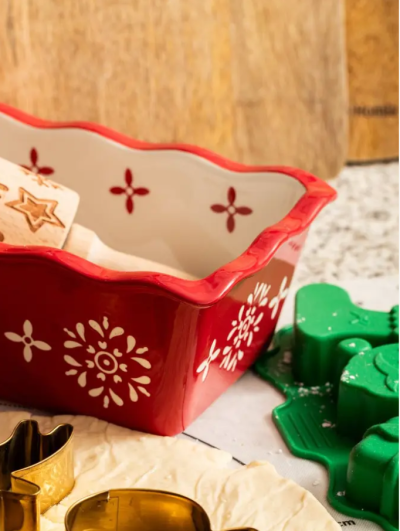 Homla тава за печене BAKIN 24х14см red