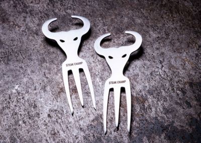 STEAK CHAMP мини bull fork 2бр 