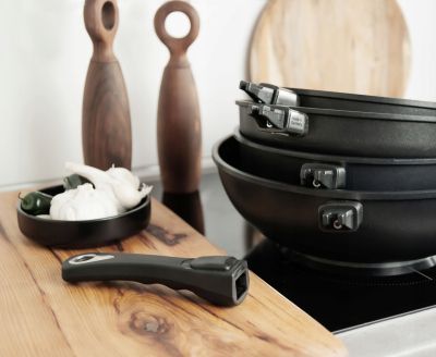 AMT тиган палачинки induction 28см/1см exclusive detachable handle