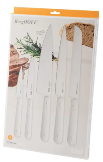 BergHOFF комплект ножове 5бр complite set Spirit Leo