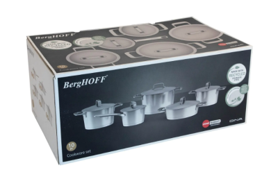 BergHOFF  комплект тенджери 10ч Meta