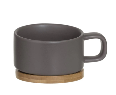 Secret de Gourmet чайник+чаша TAUPE NATURAL