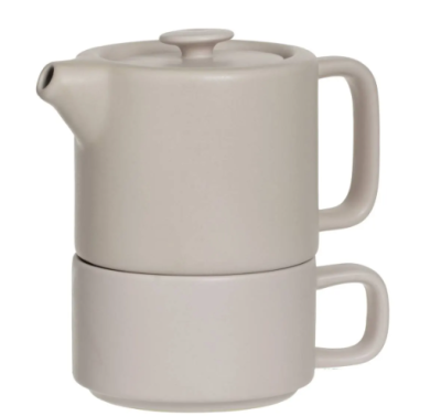 Secret de Gourmet чайник+чаша PINK NATURAL