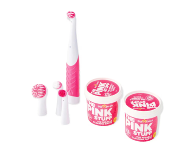 THE PINK STUFF МАГИЧЕСКА ПАСТА ЗА ПОЧИСТВАНЕ+4бр четки 