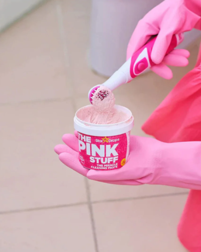 THE PINK STUFF МАГИЧЕСКА ПАСТА ЗА ПОЧИСТВАНЕ+4бр четки 