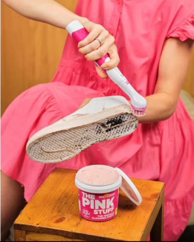 THE PINK STUFF МАГИЧЕСКА ПАСТА ЗА ПОЧИСТВАНЕ+4бр четки 