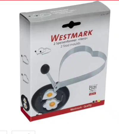 Westmark форма за пържени яйца 2ка Сърце