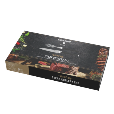 STEAK CHAMP комплект прибори 2+2 Prime Rib