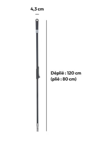 5Five дръжка телескоп Click & Clean 1,25м