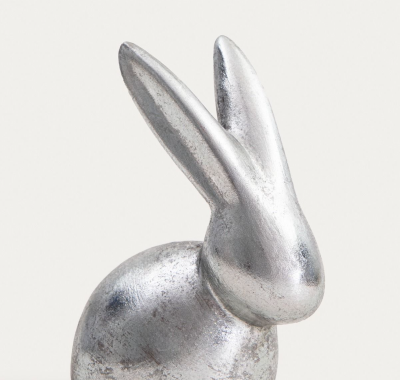 Homla декорация Великден заек silver