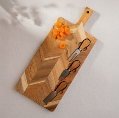 Homla дъска за сирена с 3 ножа Nevado 