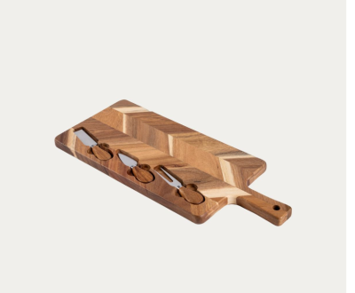 Homla дъска за сирена с 3 ножа Nevado 