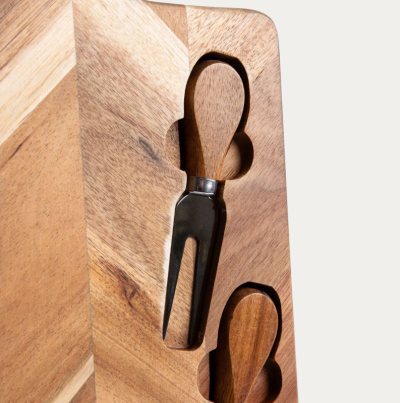 Homla дъска за сирена с 3 ножа Nevado 