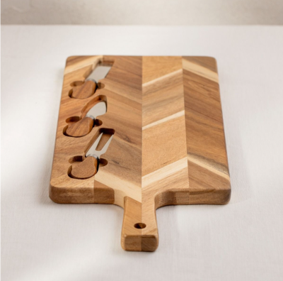 Homla дъска за сирена с 3 ножа Nevado 