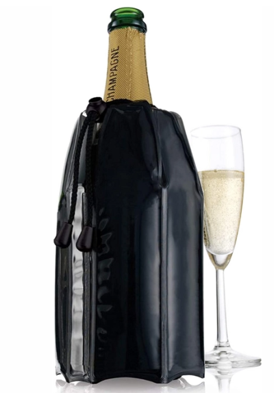 VacuVin охладител за шампанско Active cooler Черен