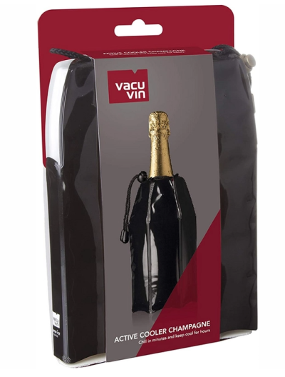 VacuVin охладител за шампанско Active cooler Черен