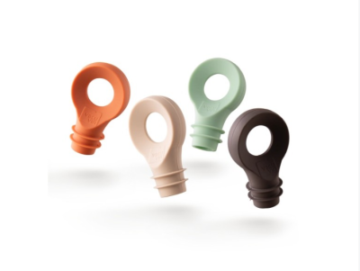 VacuVin силиконова тапа за бутилка 4бр Color