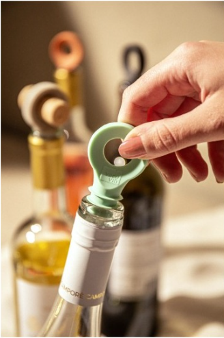 VacuVin силиконова тапа за бутилка 4бр Color