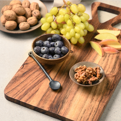 KESPER дъска за рязане Акация с дръжка 42х23