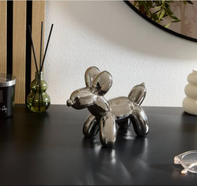 Atmosphera декорация THEO h13,5см silver