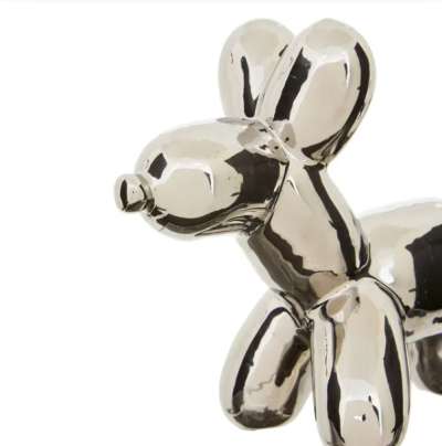 Atmosphera декорация THEO h13,5см silver