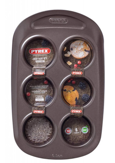Pyrex за мъфини 6ца Asimet