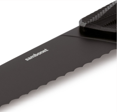 Sambonet Cook нож за хляб 20см Black edge