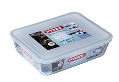 Pyrex съд за съхранение 1,5л с капак white