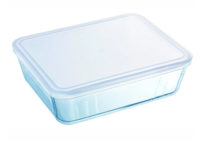 Pyrex съд за съхранение 1,5л с капак white